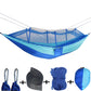 Rede ao ar livre com mosquiteiro, Cama pendurada portátil para acampar, Varias cores, para 1-2 pessoas